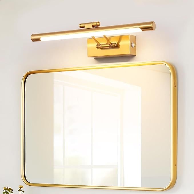 TYhogar LED lampa do lustra łazienkowego 40cm 8W Złota