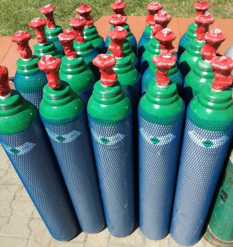 Butla T8 argon CO2 MIX mieszanka Ar 8 litrów