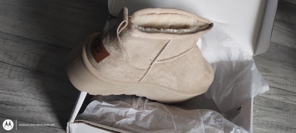 Buty damskie Emu z futerkiem