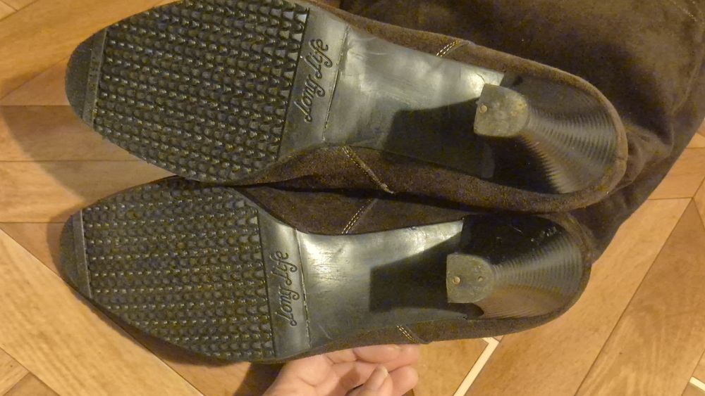 Сапоги женские 40р, замша