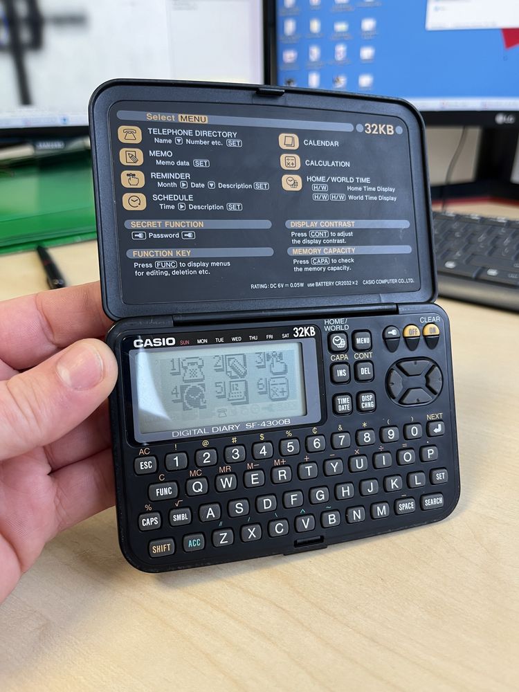 Casio digital diary SF-4300B