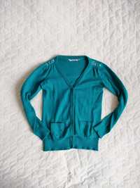 Turkusowy sweterek dla dziewczynki Reserved 128