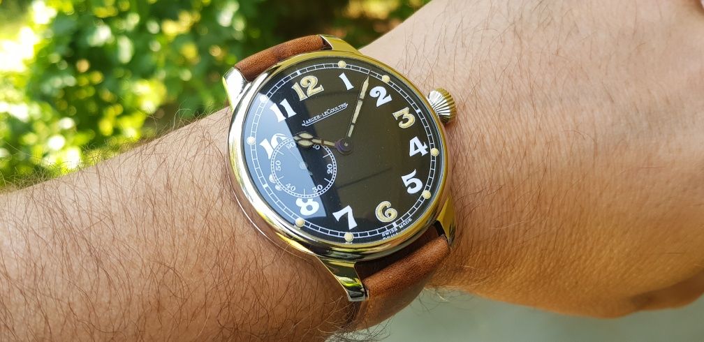 Z zegarka kieszonkowego robimy naręczny przykład Jaeger-LeCoultre