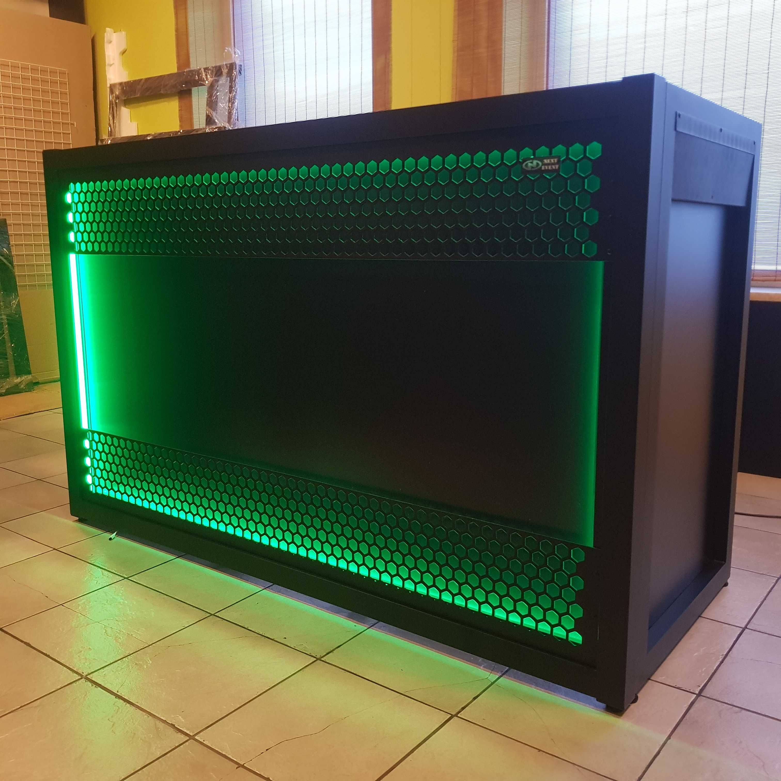 NEXT stoły aluminiowe dla DJ i ALNX160 led RGB