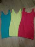 Vestidos três cores
