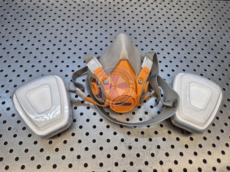 Maska lakiernicza + filtry półmaska ochronna maska przeciwpyłowa