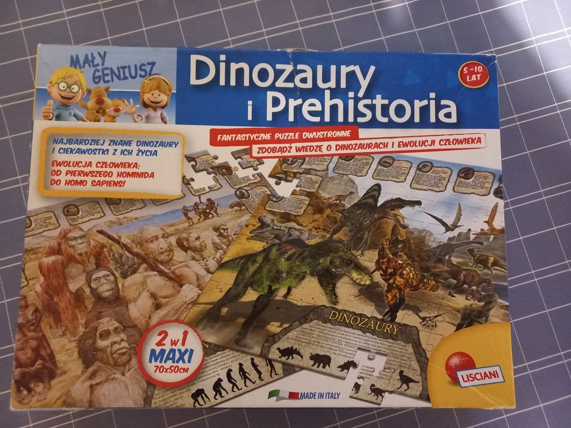 Sprzedam puzzle Dinozaury i Prehistoria