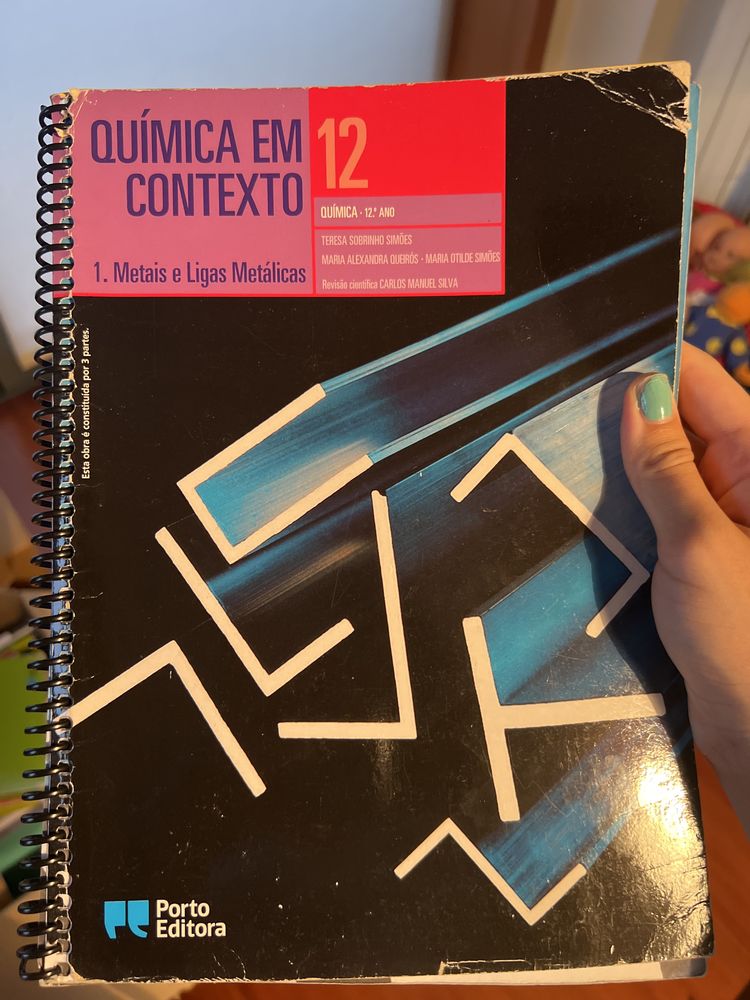 Química em contexto 1,2,3 - 12 ano (manual + cad de atividades)