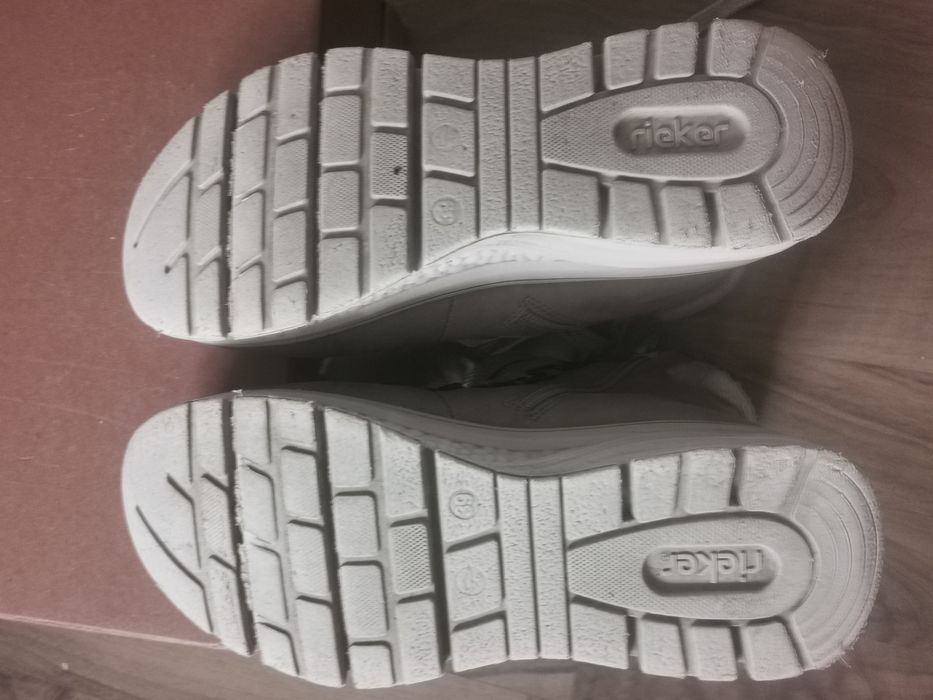 Черевики ботинки ботильйони утеплені жіночі Rieker 39 бежеві