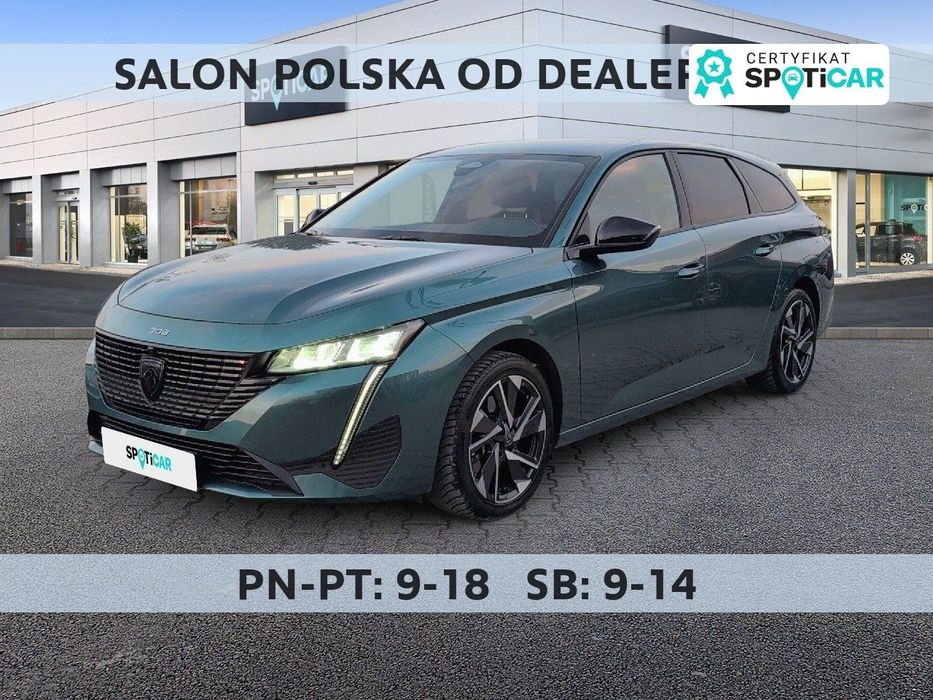 Peugeot 308 1.5 BlueHDi Allure Pack S&S EAT8 SalonPL FVat Zadbany Serwis Aso Od Rę
