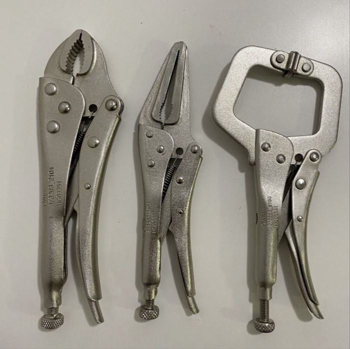 Набор плоскогубцев-сварочные клещи 3 шт. Parkside струпцина/зажим