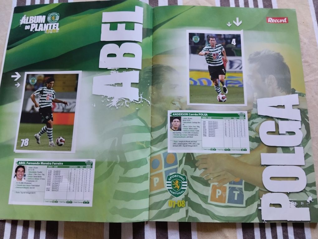 O Álbum do plantel do SCP 2007/08