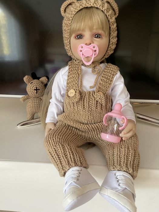 Лялька реборн вінілова, силіконова