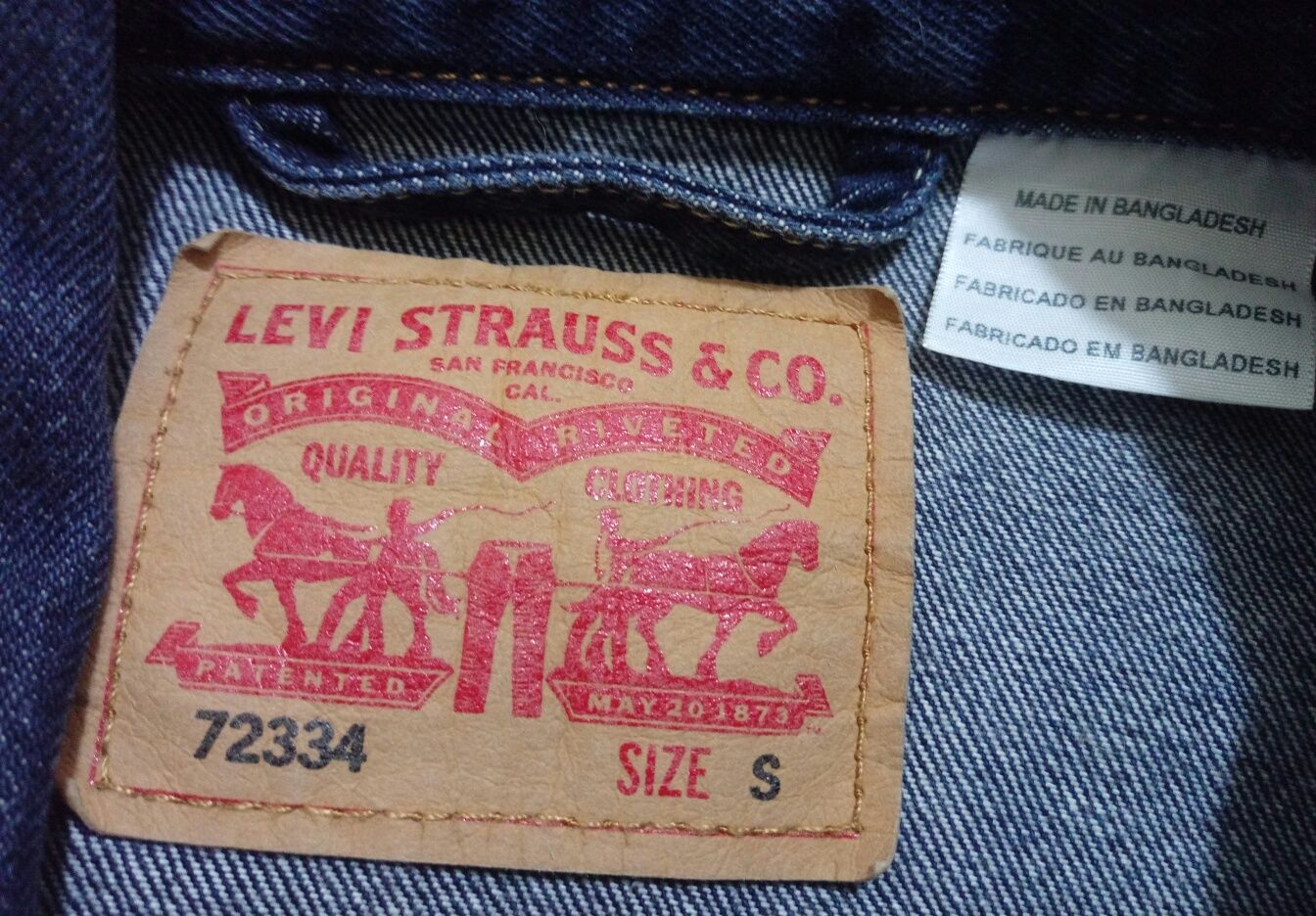 Оригінал Levi's чоловіча джинсова куртка піджак