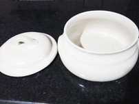 Tacho/Pote de Barro Beje