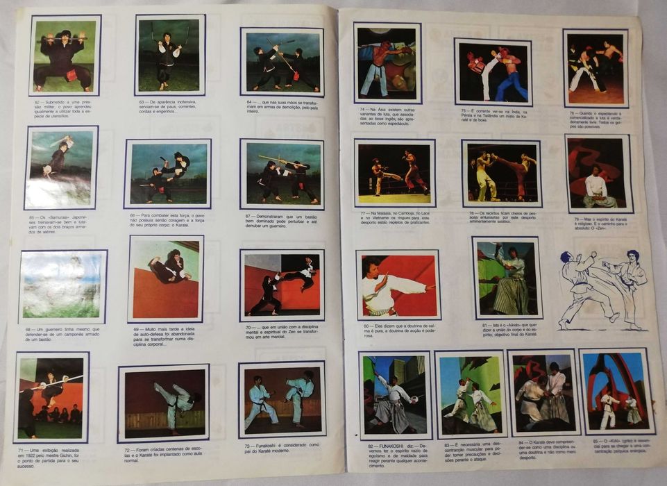 Caderneta Artes Marciais (Completa)