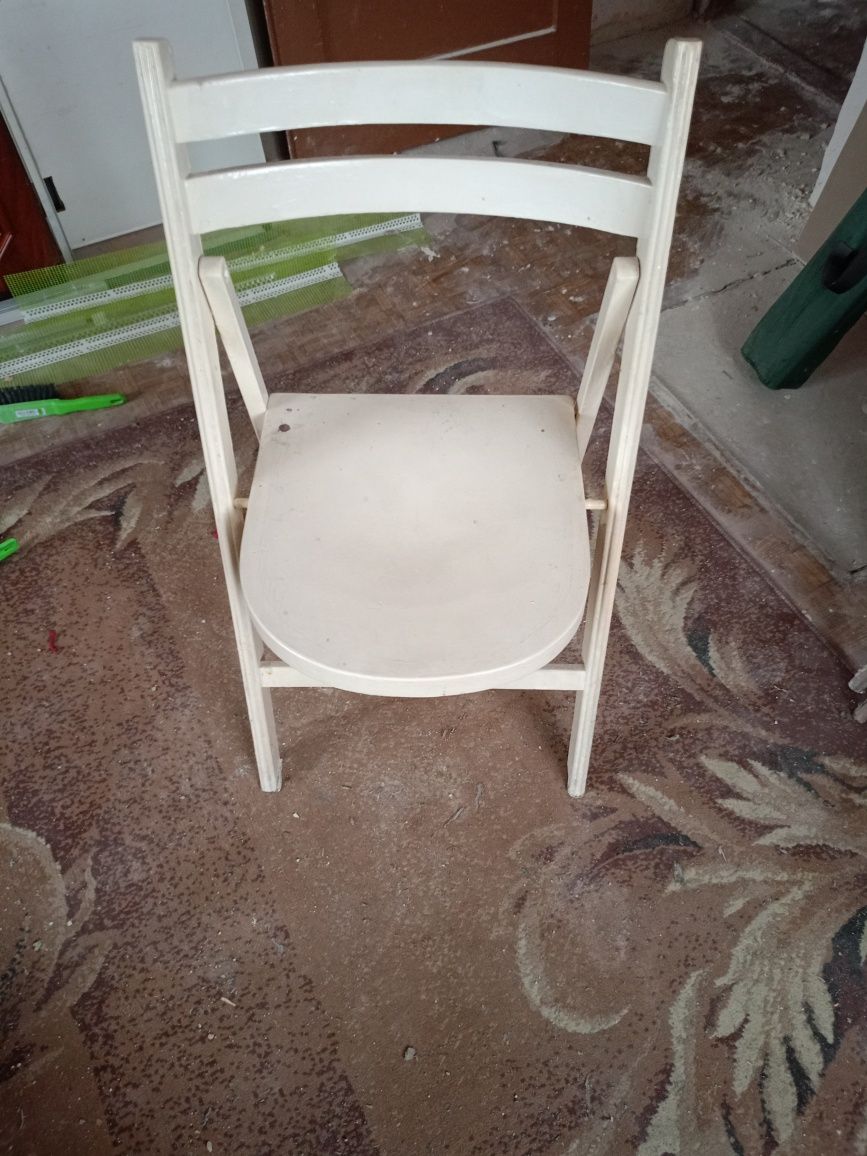 Krzesło rozkładane PRL