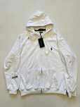 зип худи Polo white zip up M L white