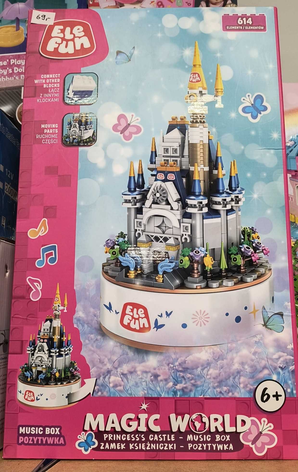 Zestaw Klocków EleFun Magic World Zamek Księżniczki