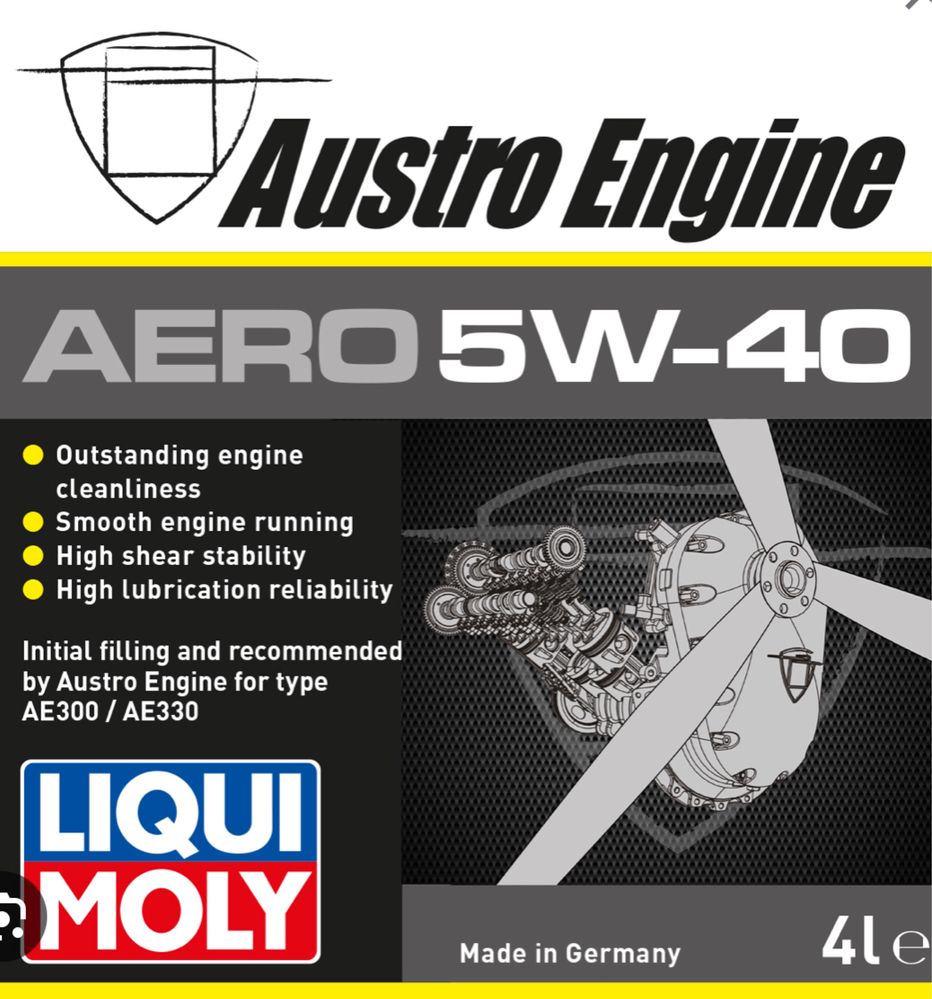 Масло  олива Aero 5W-40 LIQUI MOLY (авіаційне) 20 л оригінал Germany