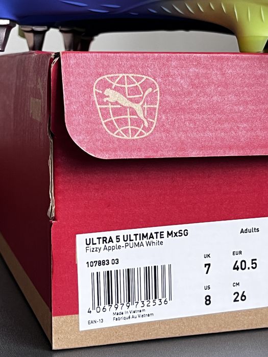 Puma Ultra 5 Ultimate оригінал бутси розмір 40.5-41 нові 107883-03