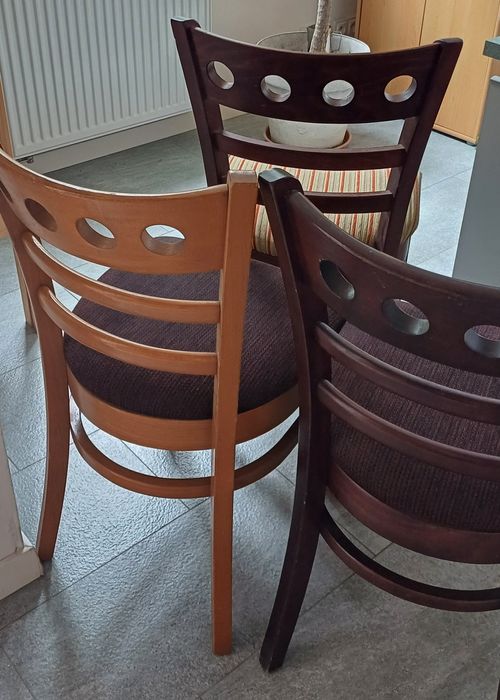 Krzesła drewniane, styl klasyczny, retro