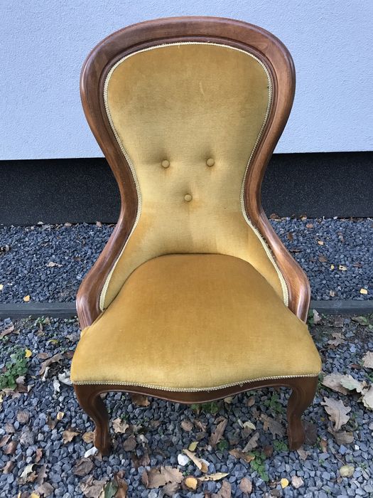 Fotel krzesło ludwikowskie retro