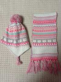 Комплект шапка і шарф