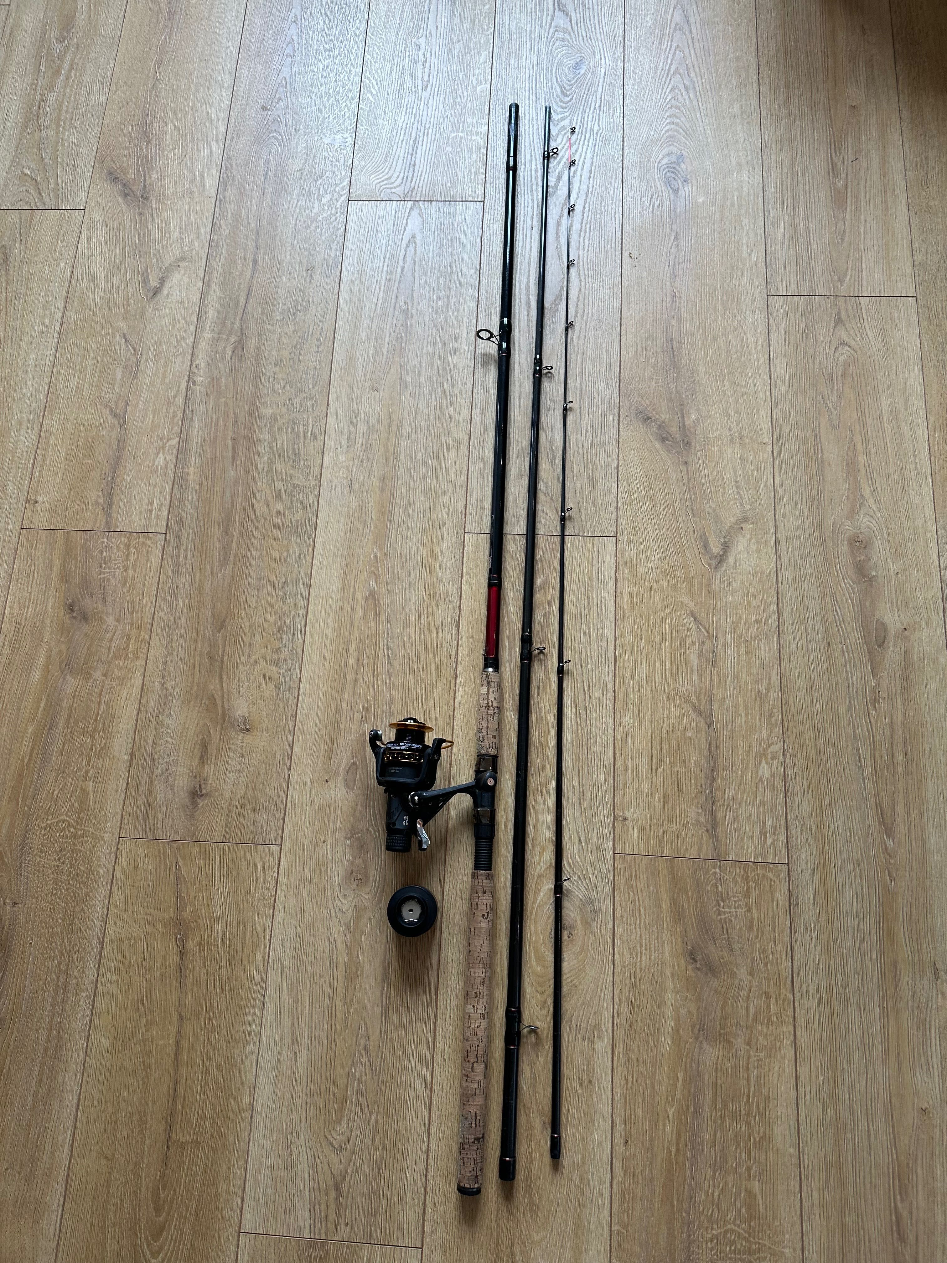 Mikado da Vinci feeder 390+ kołowrotek Jaxon top Carp frxl400