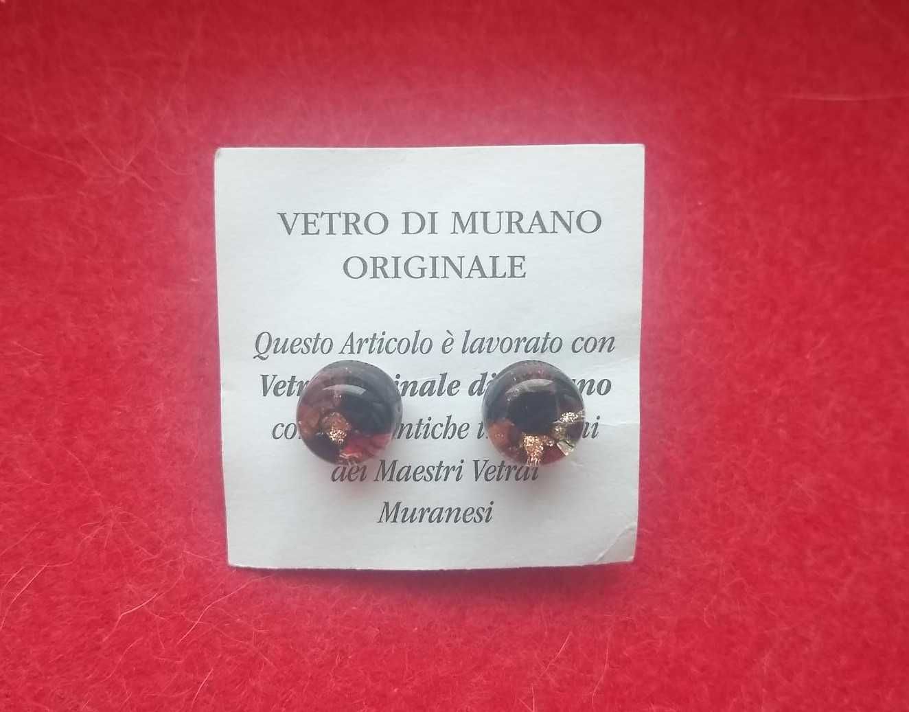 Kolczyki ze szkła z Murano