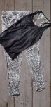 Komplet legginsy i top sportowy