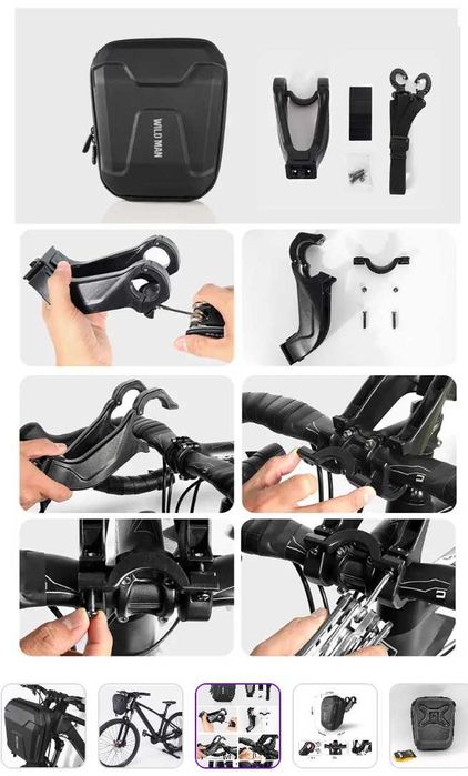 Сумка на руль велосипеда Wildman зйомна,