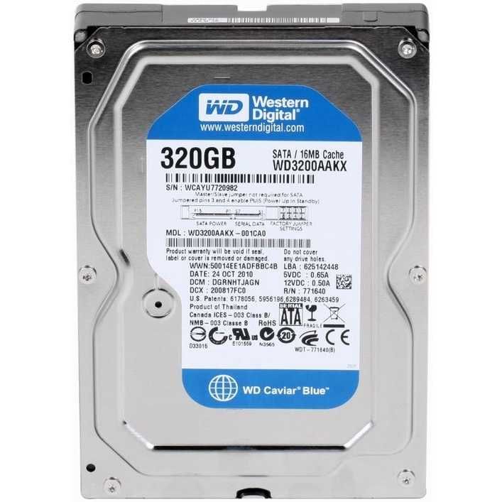 Жесткий диск HDD 3.5" SATA 320GB