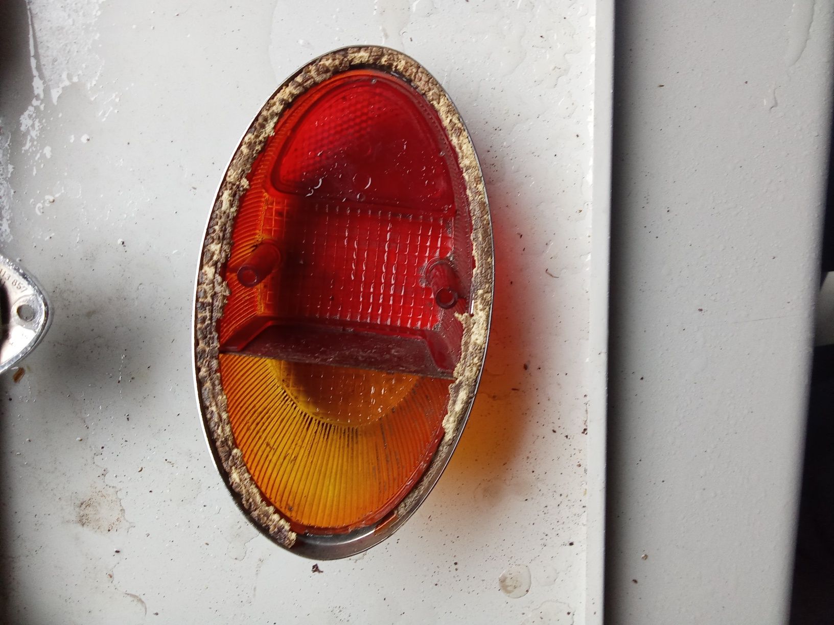 Palas e retrovisor VW Carocha Oval. Farol e farolim