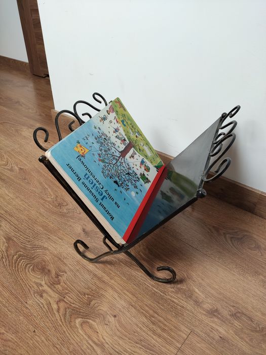 Gazetnik stojak na gazety metalowy stan idealny