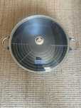 Wok em ferro fundido da Bodum (37 cm) + tampa e grelha