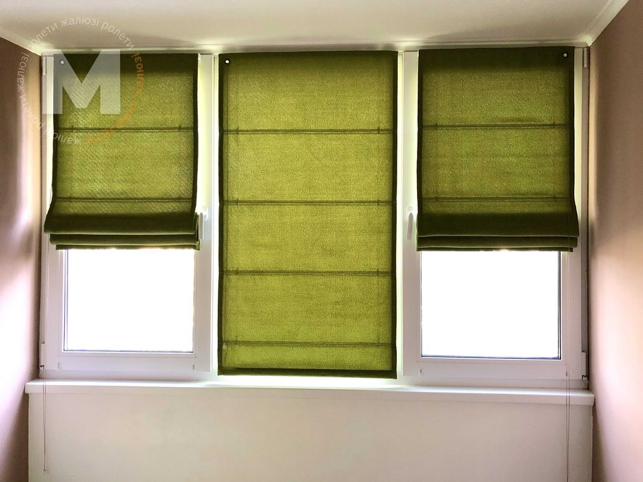 Рулонні штори, Тканинні ролети, доступні Жалюзі день ніч, римські