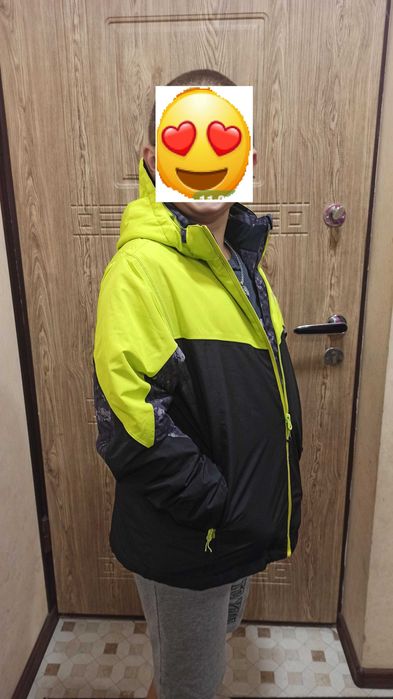 Зимова дитяча куртка Crivit на хлопчика 158/164