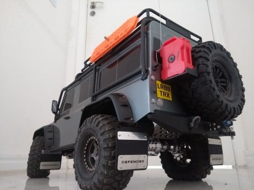 Gumowe chlapacze przód+tył TRAXXAS TRX 4 Land Rover Defender 1:10 rc