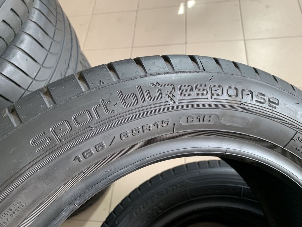 Комплект літніх шин 165/65/15 81Н DUNLOP Sport dlu Response