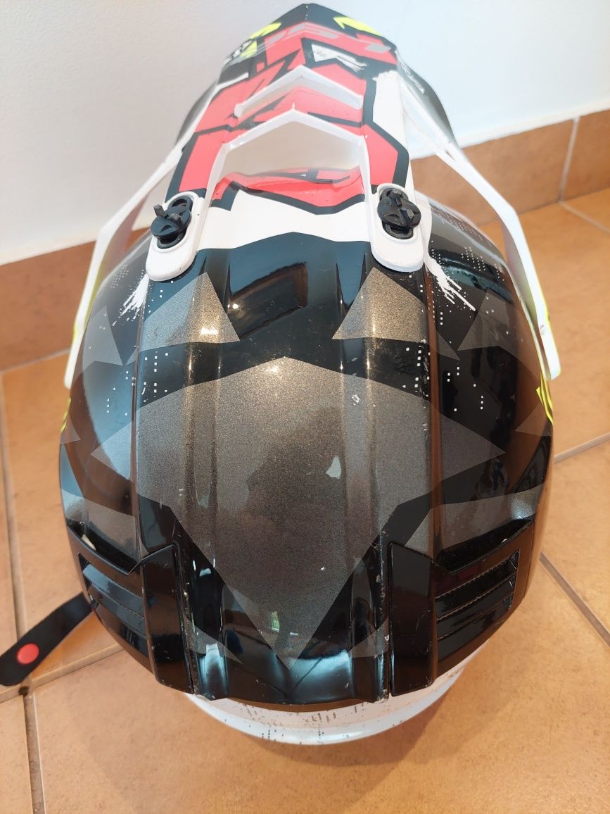 Kask motor cross lub rower