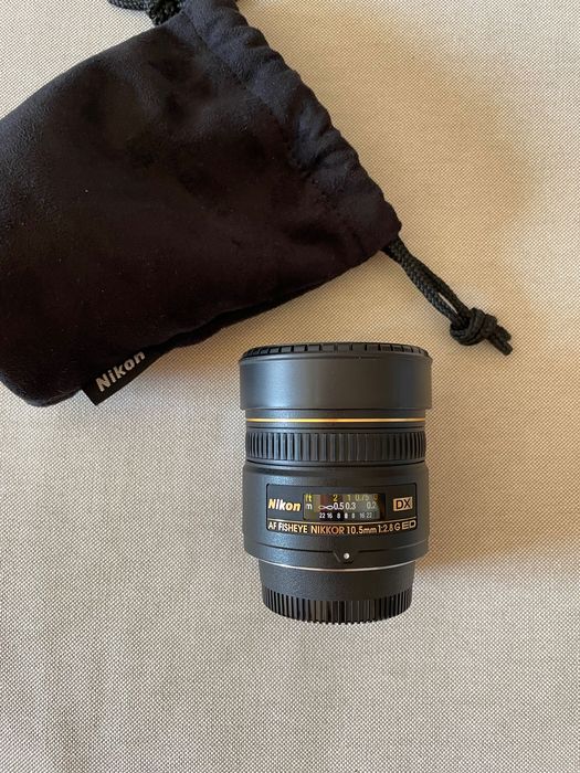 Fisheye Nikon 10.5 2.8 Objectiva