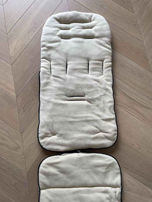 Śpiworek do wózka/sanek szary polarowy 85 cm