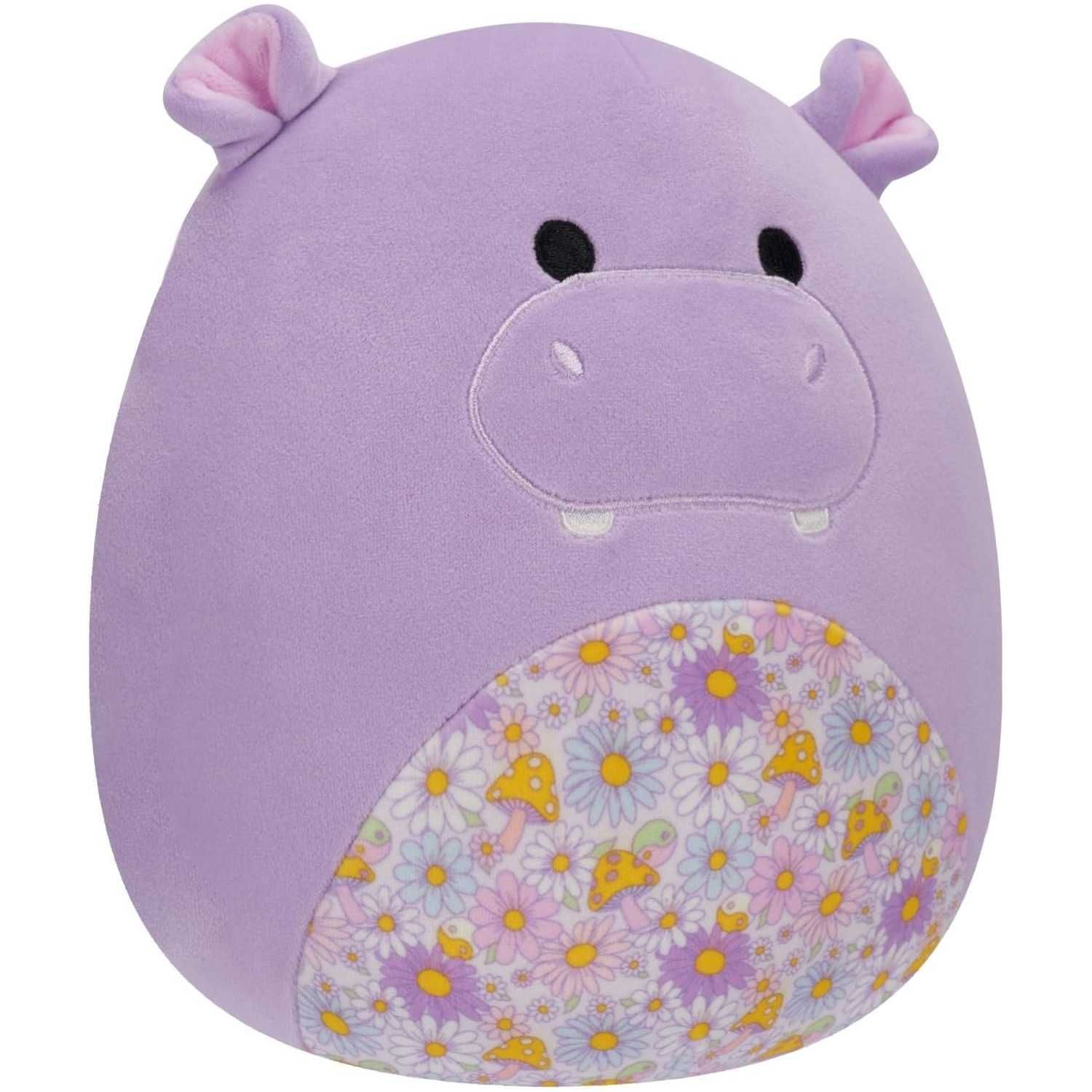 Squishmallows Miękka Maskotka Pluszowa Fioletowy Hipopotam Hanna 20cm