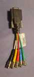 15-pin HD Male VGA to BNC Female Mini High Resolution Cables