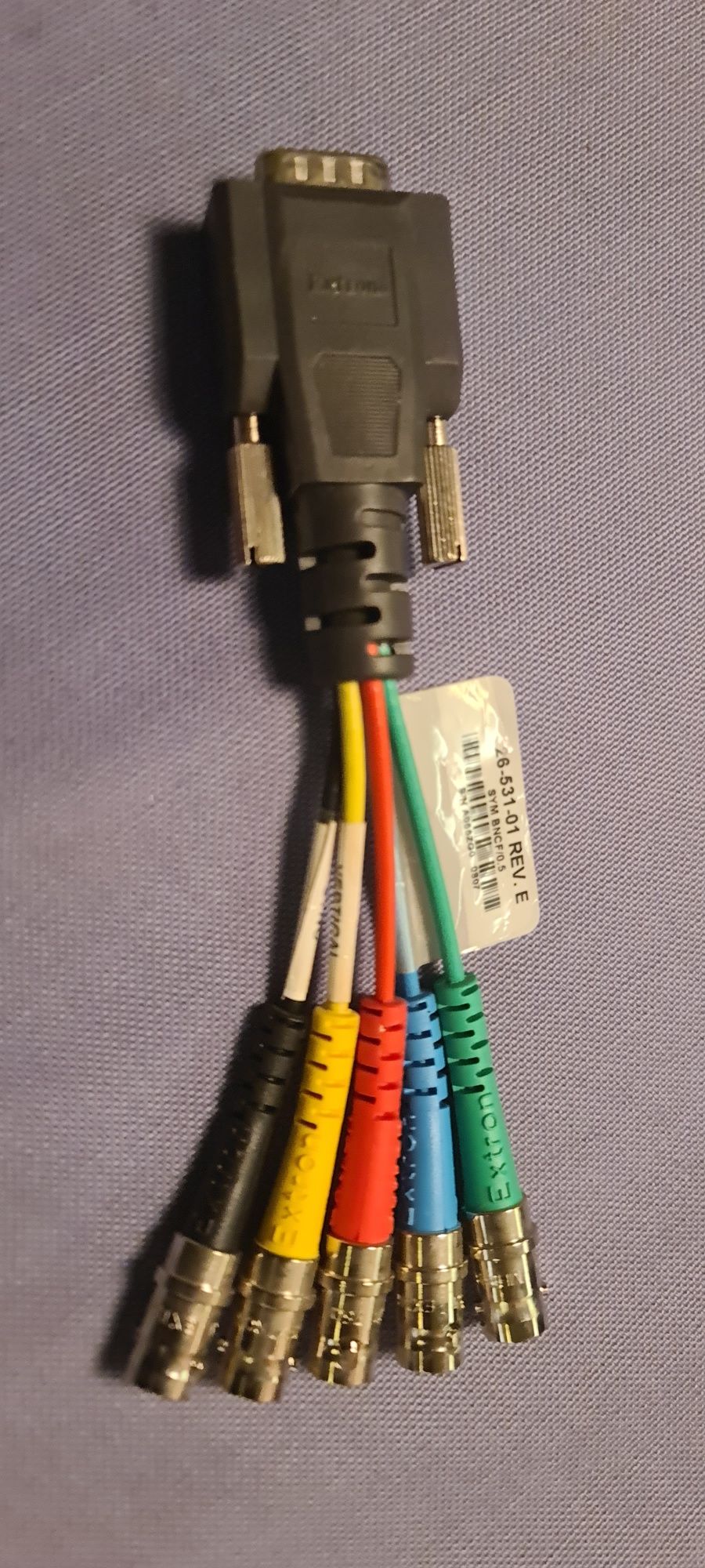 15-pin HD Male VGA to BNC Female Mini High Resolution Cables