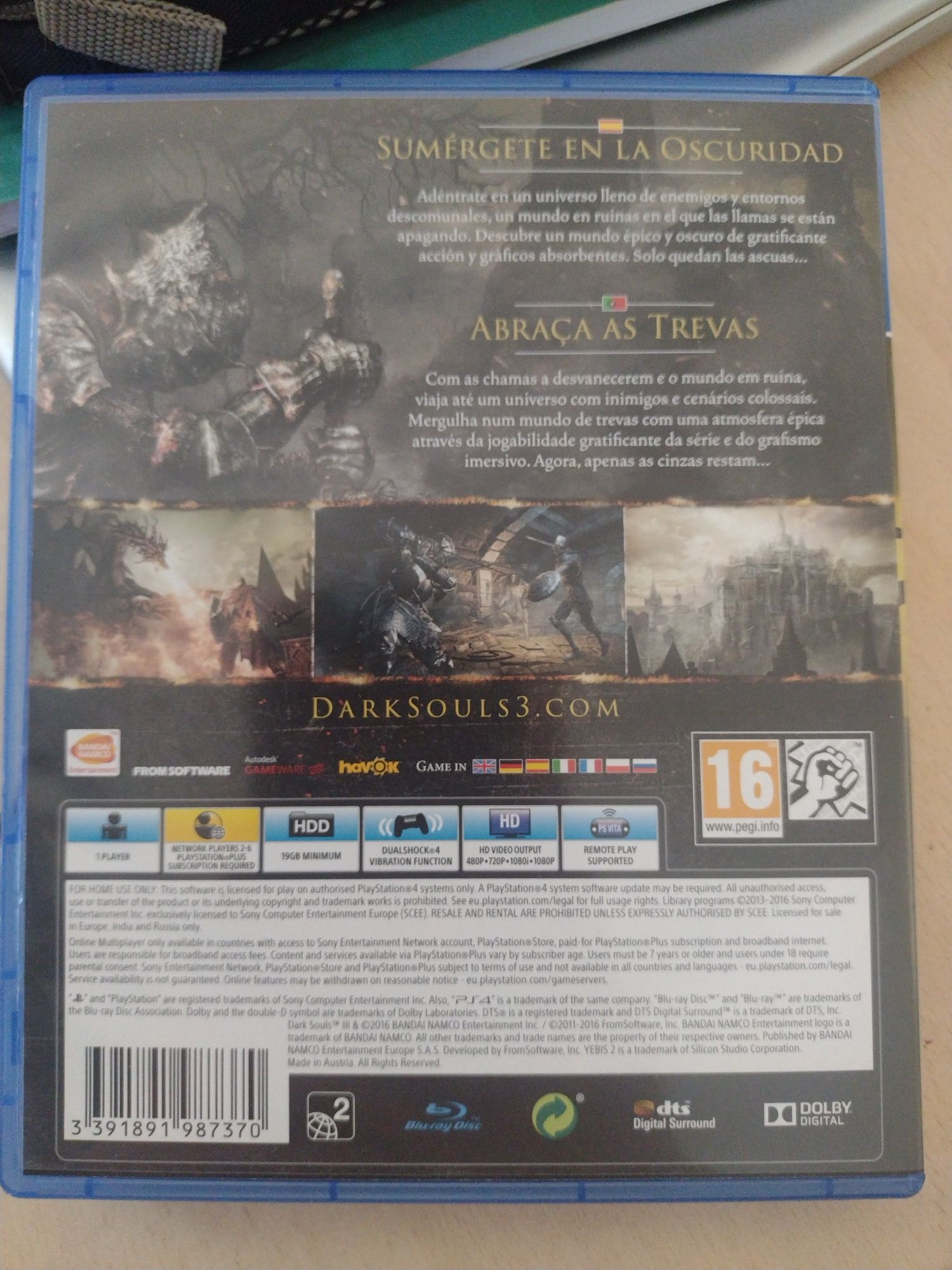 Jogo Dark Souls III PS4