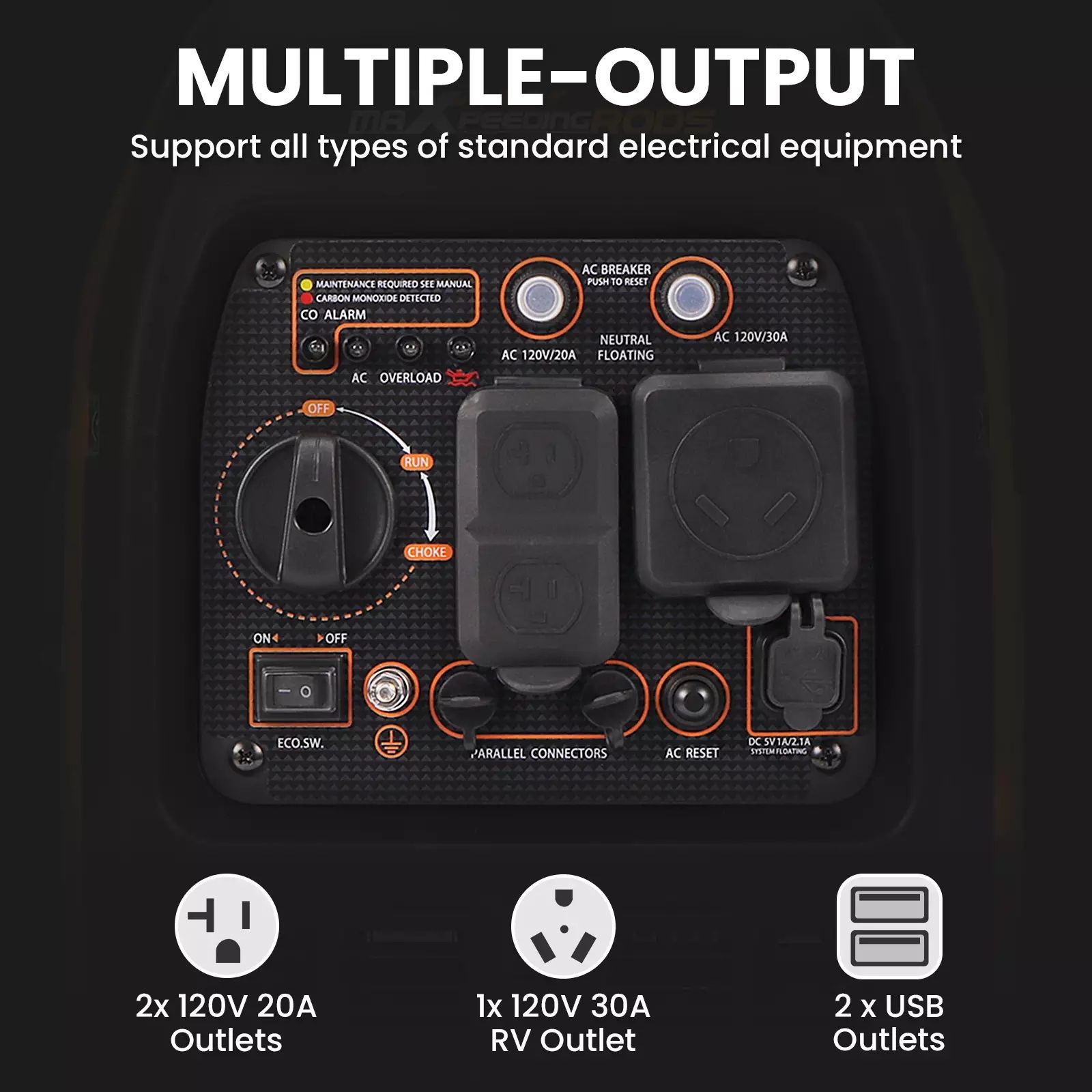 Інвертоний генератор Maxpeedingrods MXR3500 (3 кВт/3kW)