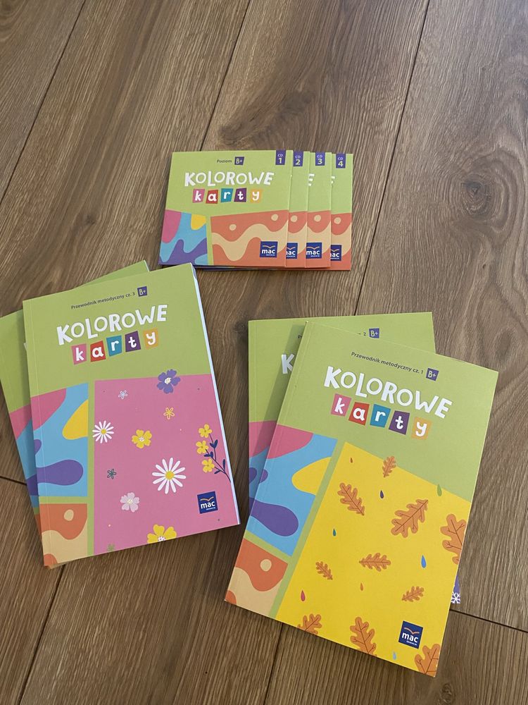 Przewodniki kolorowe karty poziom b+