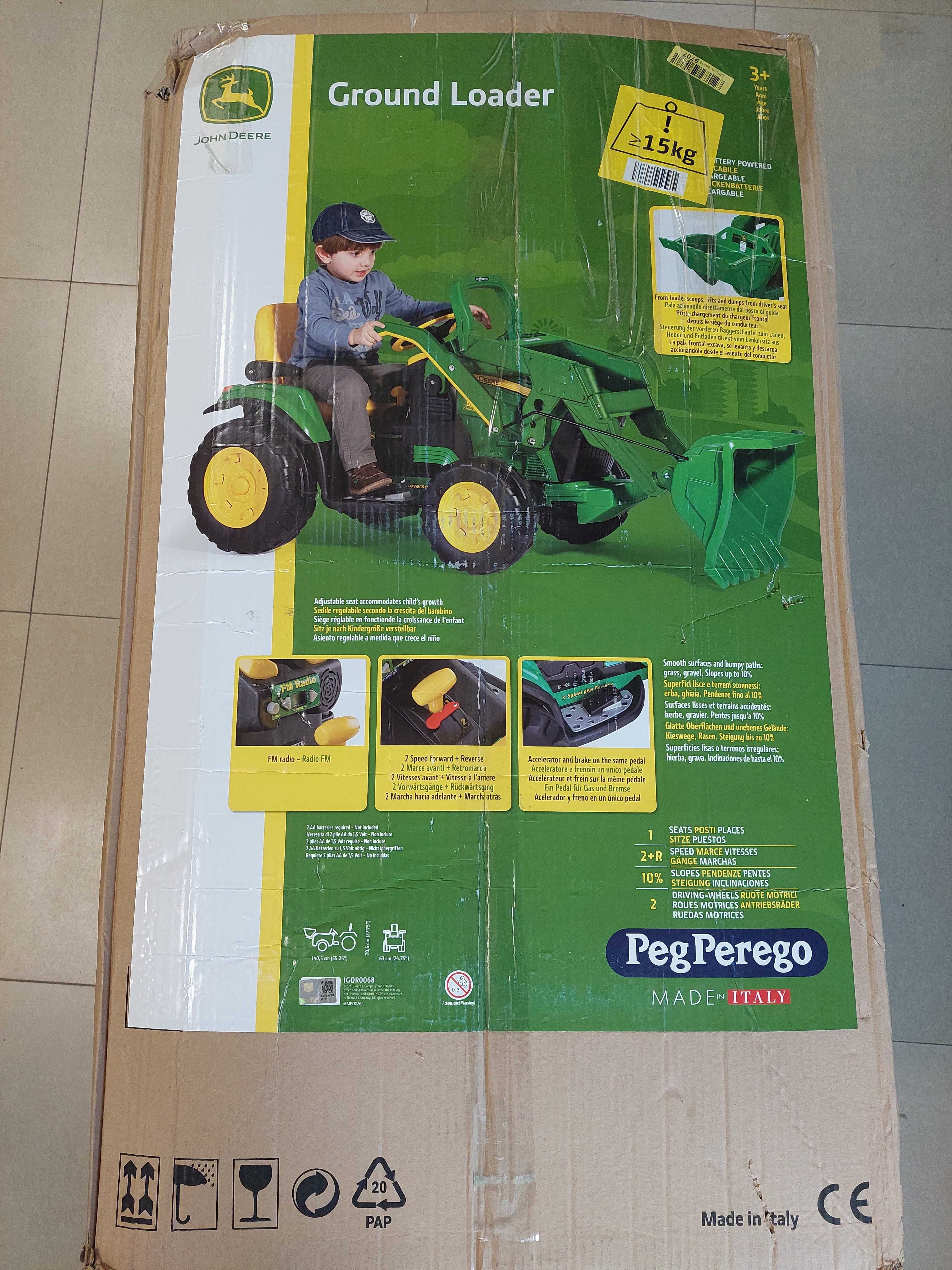 Peg Perego Traktor z łyżką na akumulator John Deere IGOR0068 A Tr6